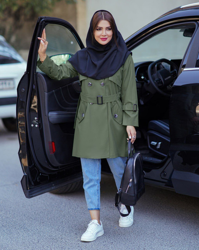 بارونی دخترانه، بارونی زنانه،مدل شراره