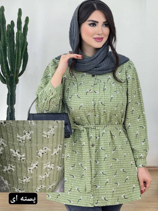 شومیززنانه گل دار مدل ستایش