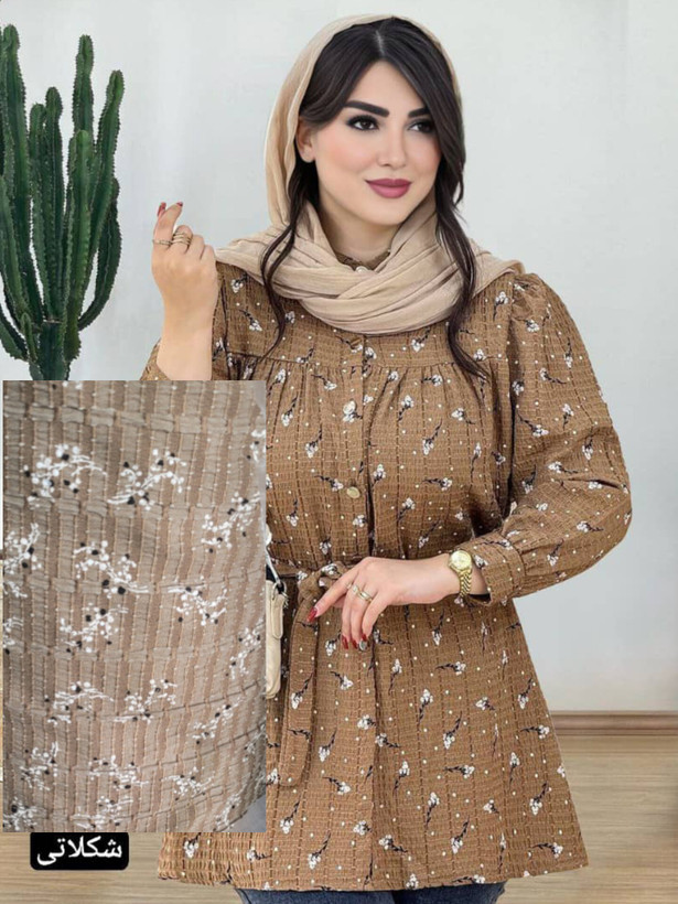 شومیززنانه گل دار مدل ستایش